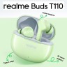 Наушники беспроводные Realme Buds T110, внутриканальные, с шумоподавлением