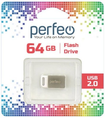 USB флеш накопитель Perfeo 64GB M05 металлический USB флеш накопитель Perfeo 64GB M05 металлический