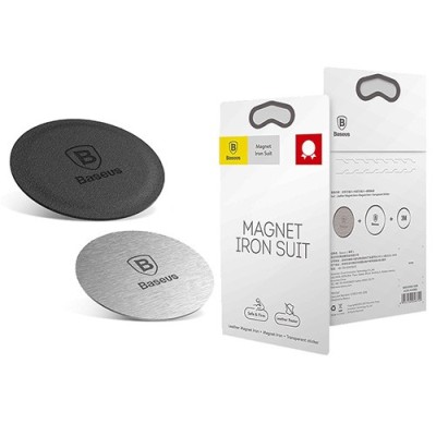 Комплект пластин для держателя Baseus Magnet Iron Suit (ACDR-A0S) серебристый Комплект пластин для держателя Baseus Magnet Iron Suit (ACDR-A0S) серебристый