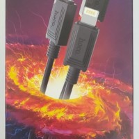 Usb Кабель-зарядка Hoco X74 3в1 Micro/Lightning/Type-C 1м черный