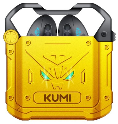 Наушники беспроводные Bluetooth Kumi Mech X3 желтые Наушники беспроводные Bluetooth Kumi Mech X3 желтые