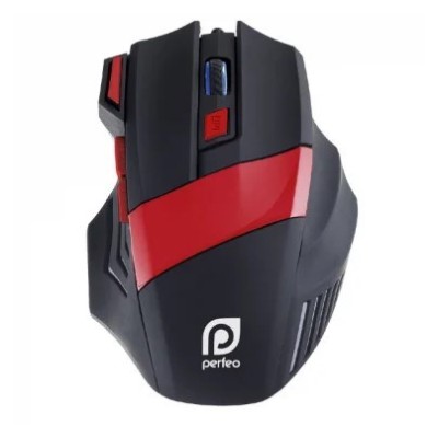 Мышь проводная Perfeo Gear USB/DPI 1200-3200-4800-7200/7 кнопок черно-красная Мышь проводная Perfeo Gear USB/DPI 1200-3200-4800-7200/7 кнопок черно-красная