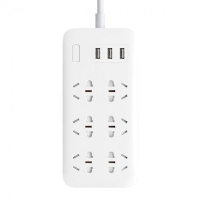 Сетевой адаптер Xiaomi Mi Power Strip 6 Sockets/3 USB Potrs (NRB4025CN) белый Сетевой адаптер Xiaomi Mi Power Strip 6 Sockets/3 USB Potrs (NRB4025CN) белый