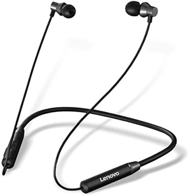 Беспроводные наушники для спорта Lenovo QE08 BT5.0/250mAh/8ч чёрные Беспроводные наушники для спорта Lenovo QE08 BT5.0/250mAh/8ч чёрные