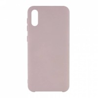 Накладка для Samsung Galaxy A02 Silicone cover пудро
