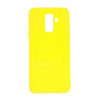 Накладка для Samsung Galaxy A6 Plus (2018) Silicone cover желтая Накладка для Samsung Galaxy A6 Plus (2018) Silicone cover желтая