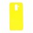 Накладка для Samsung Galaxy A6 Plus (2018) Silicone cover желтая