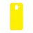 Накладка для Samsung Galaxy A6 Plus (2018) Silicone cover желтая