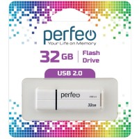 USB флеш накопитель Perfeo 32GB C01 White