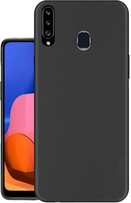 Чехол-накладка для Samsung Galaxy A20S силикон матовый чёрный Чехол-накладка для Samsung Galaxy A20S силикон матовый чёрный