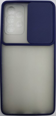 Накладка со шторкой камеры Samsung Galaxy A52 5G матовая темно-синяя Накладка со шторкой камеры Samsung Galaxy A52 5G матовая темно-синяя