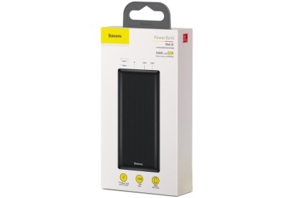 Powerbank Baseus Mini JA 30000mAh 2USB/USB-C 3A (PPJAN-C01) черный Powerbank Baseus Mini JA 30000mAh 2USB/USB-C 3A (PPJAN-C01) черный