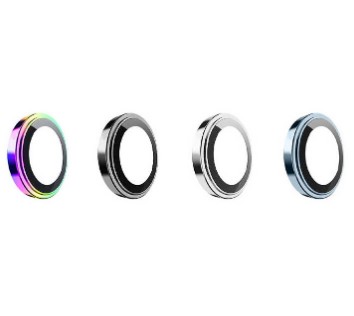 Защитное стекло для задней камеры i-Phone 15 Pro Max Wiwu Lens Guard серебристое Защитное стекло для задней камеры i-Phone 15 Pro Max Wiwu Lens Guard серебристое