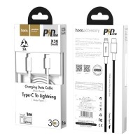Usb Кабель-зарядка Type-C на Lightning Hoco X36 18W 3A 1M белый
