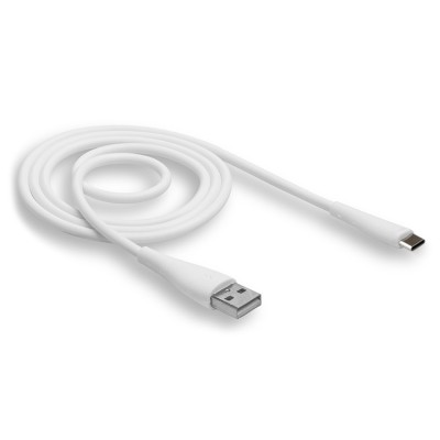 Usb Кабель-зарядка Type-C Walker C305 1м 2.1A белый Usb Кабель-зарядка Type-C Walker C305 1м 2.1A белый