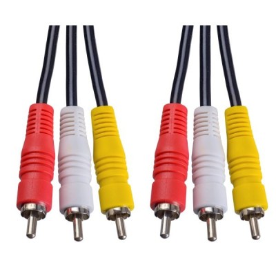 Кабель 3xRCA (папа) - 3xRCA (папа) R-320 2м Кабель 3xRCA (папа) - 3xRCA (папа) R-320 2м