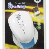 Мышь беспроводная Smartbuy 356AG (SBM-356AG-BW) /40 белая/голубая