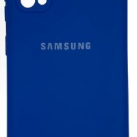 Накладка для Samsung Galaxy S20 Silicone cover синяя