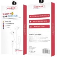 Проводные наушники Type-C Ven-Dens EAR006 белые