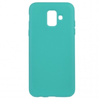 Накладка для Samsung Galaxy A6 Plus (2018) Silicone cover зеленая Накладка для Samsung Galaxy A6 Plus (2018) Silicone cover зеленая