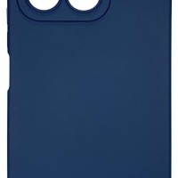 Накладка для Huawei Honor X8A Silicone cover без логотипа темно-синяя