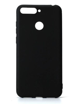 Накладка для Huawei Y6 Prime (2018)/CW 7A Prime/CX8E Silicone cover черная Накладка для Huawei Y6 Prime (2018)/CW 7A Prime/CX8E Silicone cover черная