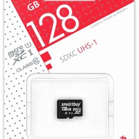 micro SDXC карта памяти Smartbuy 128GB Class 10 UHS-1 (без адаптера)