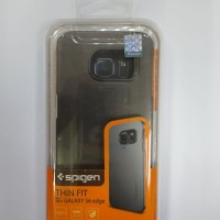 Клип-кейс Spigen для Galaxy S6 Edge Thin Fit, стальной (PC) (SGP11570)