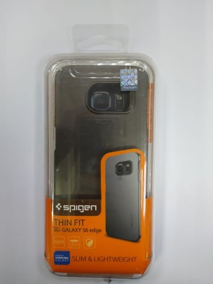 Клип-кейс Spigen для Galaxy S6 Edge Thin Fit, стальной (PC) (SGP11570) Клип-кейс Spigen для Galaxy S6 Edge Thin Fit, стальной (PC) (SGP11570)