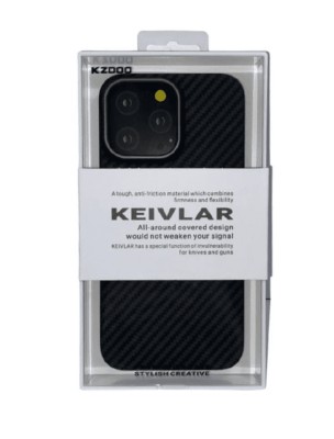 Накладка для i-Phone 14 Pro K-Doo Kevlar пластик черная Накладка для i-Phone 14 Pro K-Doo Kevlar пластик черная