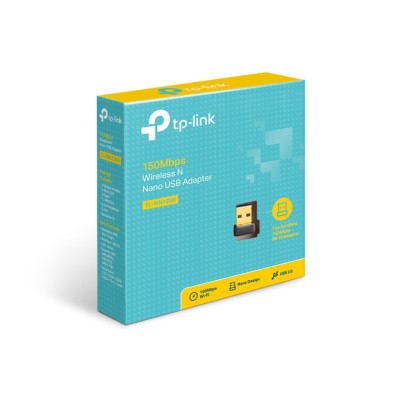 USB-адаптер беспроводной TP-Link TL-WN725N скорость до 150 Мбит/с с антенной черный USB-адаптер беспроводной TP-Link TL-WN725N скорость до 150 Мбит/с с антенной черный
