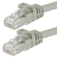 Патчкорд Atcom UTP кат.5е RJ-45 штекер↔RJ-45 штекер, 3м серый (AT4718)