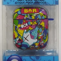 Силиконовый светящийся в темноте чехол для AirPods 1/2 Luxo Kaws рисунок №25
