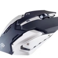 Мышь проводная Perfeo Shooter USB/DPI 3200/6 кнопок черно-белая