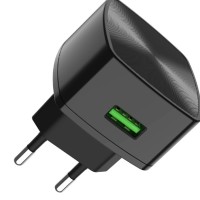 Сетевое зар. устр. Hoco C70A 3,0A 1USB черное