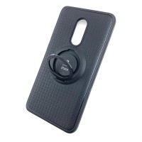 Чехол-накладка для Xiaomi Redmi Note 4X силикон iface с держателем чёрный