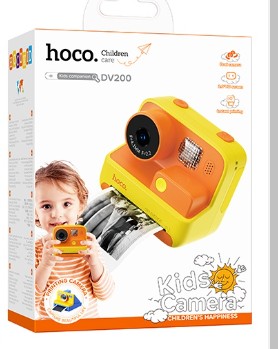 Детский фотоаппарат Hoco DV200 желтый Детский фотоаппарат Hoco DV200 желтый
