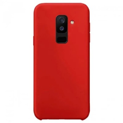 Накладка для Samsung Galaxy A6 Plus (2018) Silicone cover красная Накладка для Samsung Galaxy A6 Plus (2018) Silicone cover красная
