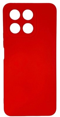 Накладка для Huawei Honor X8A Silicone cover без логотипа красная Накладка для Huawei Honor X8A Silicone cover без логотипа красная