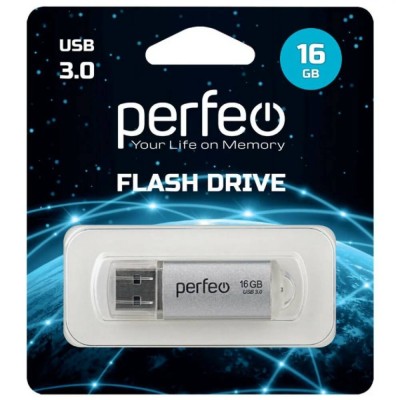3.0 USB флеш накопитель Perfeo 16GB C14 серебритый 3.0 USB флеш накопитель Perfeo 16GB C14 серебритый