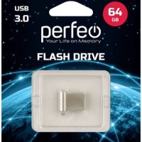 3.0 USB флеш накопитель Perfeo 64GB M06 металлическая