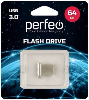 3.0 USB флеш накопитель Perfeo 64GB M06 металлическая 3.0 USB флеш накопитель Perfeo 64GB M06 металлическая