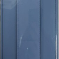Накладка для Xiaomi Redmi 9A  кожаная с держателем для руки голубой