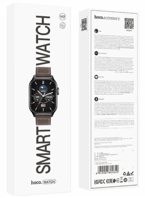 Смарт-часы Hoco Y17 Smart Sports Watch 2.03&quot;/240х296/300mAh черные Умные спортивные часы Y17 (телефонная версия)
Характеристики:
1, главный экран: 2,03-дюймовый полный сенсорный экран, разрешение: 240*296, IP67 водонепроницаемый
2, Процессор: Realtek 8762DT; Оперативная Память: 128 МБ
3, Bluetooth 3,0/5,0; Вызов в службу поддержки
4, аккумулятор: 300 мАч; Срок службы батареи: 5 дней для двойного Bluetooth, 15 дней для одного Bluetooth
5. Поддержка информации, частоты сердечных сокращений, упражнений, женского здоровья, сна и других функций
6. 22 языка: китайский, английский, русский, арабский, вьетнамский, датский, тайский, польский, персидский, испанский, малайский, греческий, французский, итальянский, немецкий, португальский, турецкий, латинский, румынский, Иврит, Бирманский, Украинский