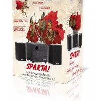 Акустическая система 2.1 SmartBuy® SPARTA, MP3, FM, корпус МДФ, (арт.SBA-200)/6 черная