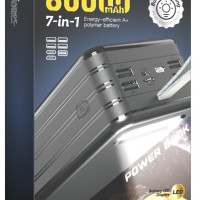 Powerbank Borofone DBT09 60000mAh 4USB/Type-C/ с дисплеем черный