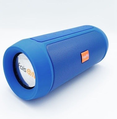 Bluetooth колонка Faison Charge 2 BT5.0/3ч/MicroSD/TF/AUX синяя Bluetooth колонка Faison Charge 2 BT5.0/3ч/MicroSD/TF/AUX синяя