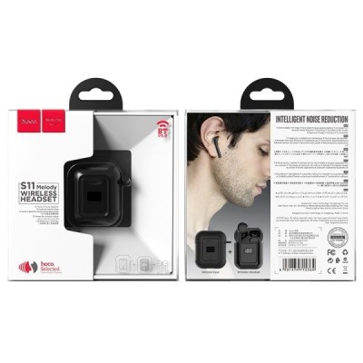Беспроводные наушники TWS Hoco S11 BT5.0/35mAh/3.5ч черные Беспроводные наушники TWS Hoco S11 BT5.0/35mAh/3.5ч черные