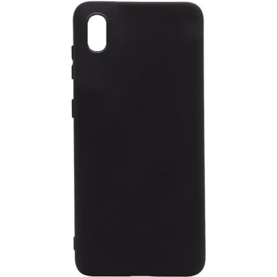 Накладка для Samsung Galaxy A01 Core/M01 Core Silicone cover без логотипа черная Накладка для Samsung Galaxy A01 Core/M01 Core Silicone cover без логотипа черная