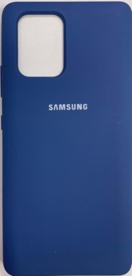 Накладка для Samsung Galaxy A91/M80S/S10 Lite Silicone cover темно-синяя Накладка для Samsung Galaxy A91/M80S/S10 Lite Silicone cover темно-синяя
